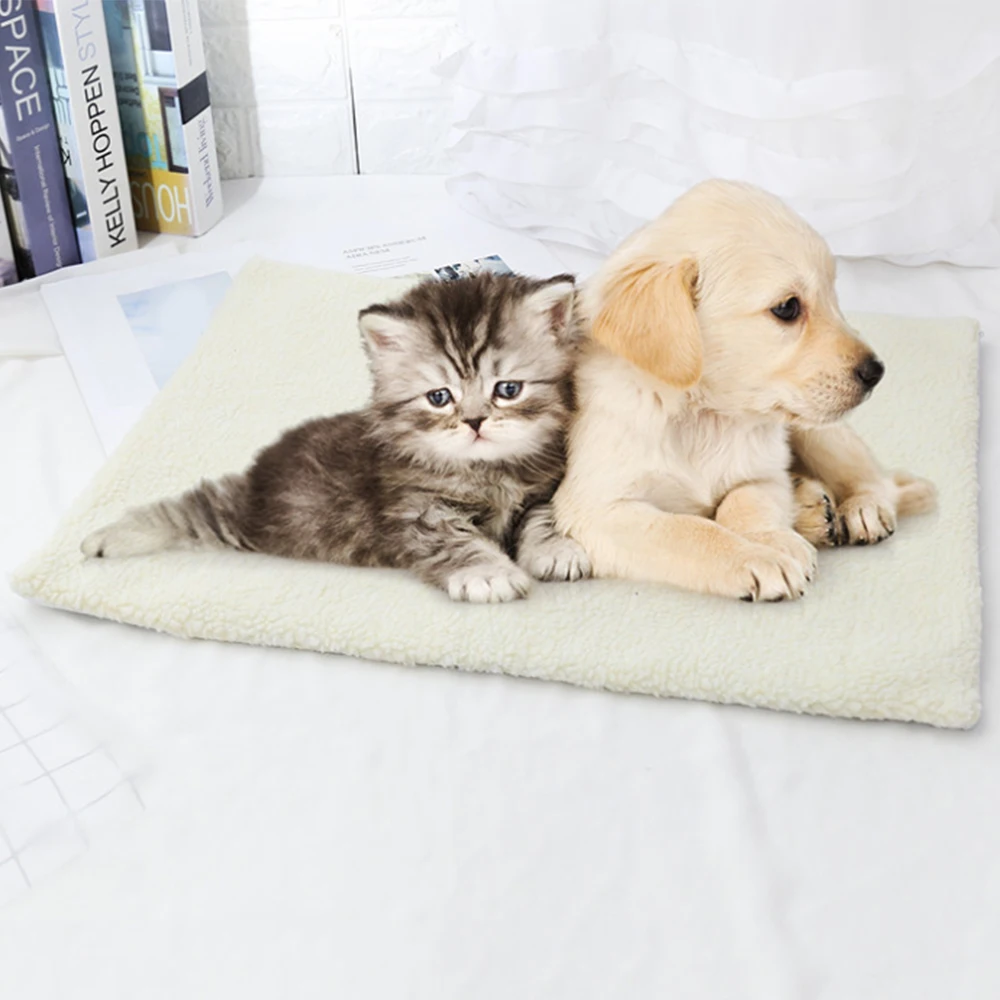 Фото 2020 милое домашнее животное самонагревающееся одеяло коврик для зимней собаки