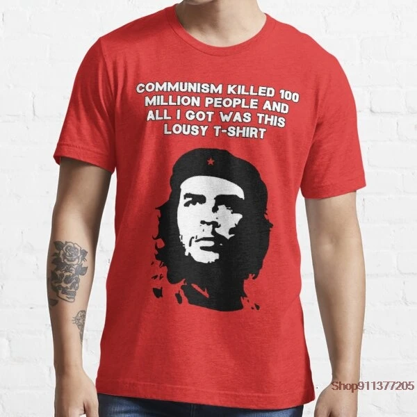 Футболка Che Guevara с принтом коммунизма 100 миллионов человек Мужская модная
