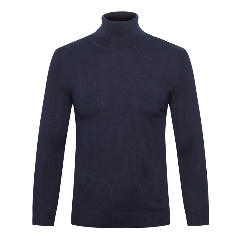 Мужской Эластичный свитер с пуговицами из шерсти | Мужская одежда