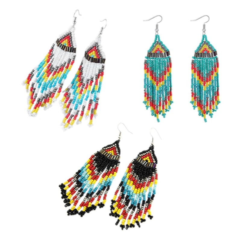 Серьги в европейском и американском стиле 3 пары | Украшения аксессуары