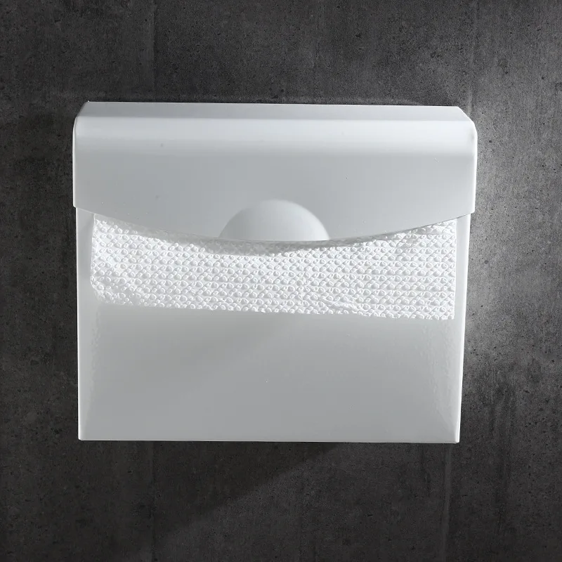 Белая алюминиевая подставка для туалетной бумаги в Северной Европе стандартная
