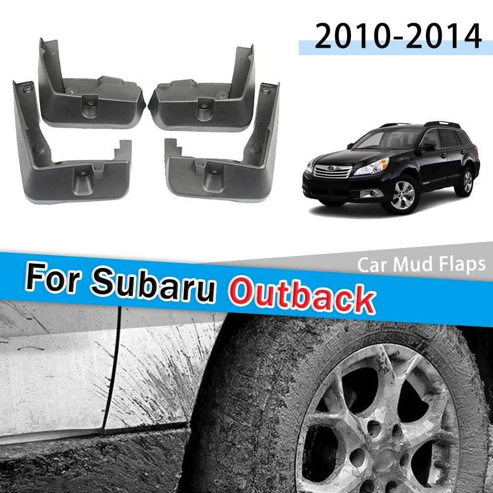 

4 Pcs Car Mudflap for Subaru Outback 2010 2011 2012 2013 2014 Fender Mud Guard Flap Splash Flaps Mudguard Accessories