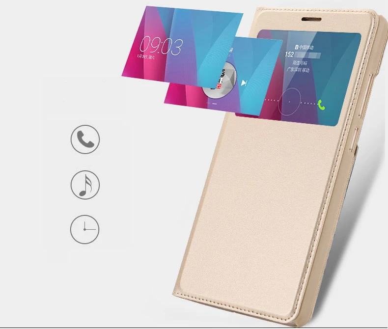 Чехол в деловом стиле для Huawei Honor 5X 6X 8X Max чехол из искусственной кожи с откидной
