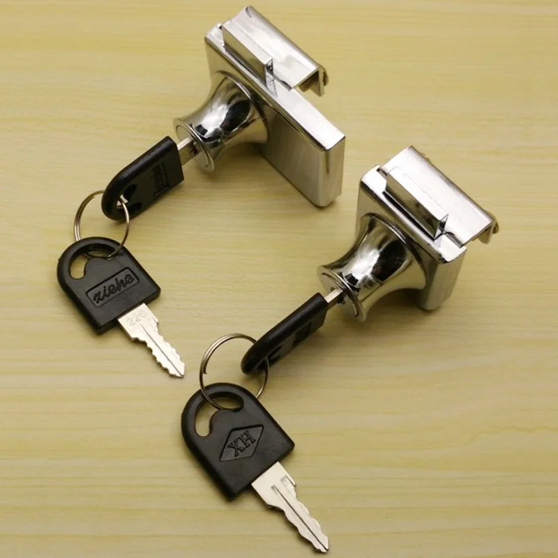 Замок из цинкового сплава стеклянный дисплей внешний для стеклянной двери 5 8 мм