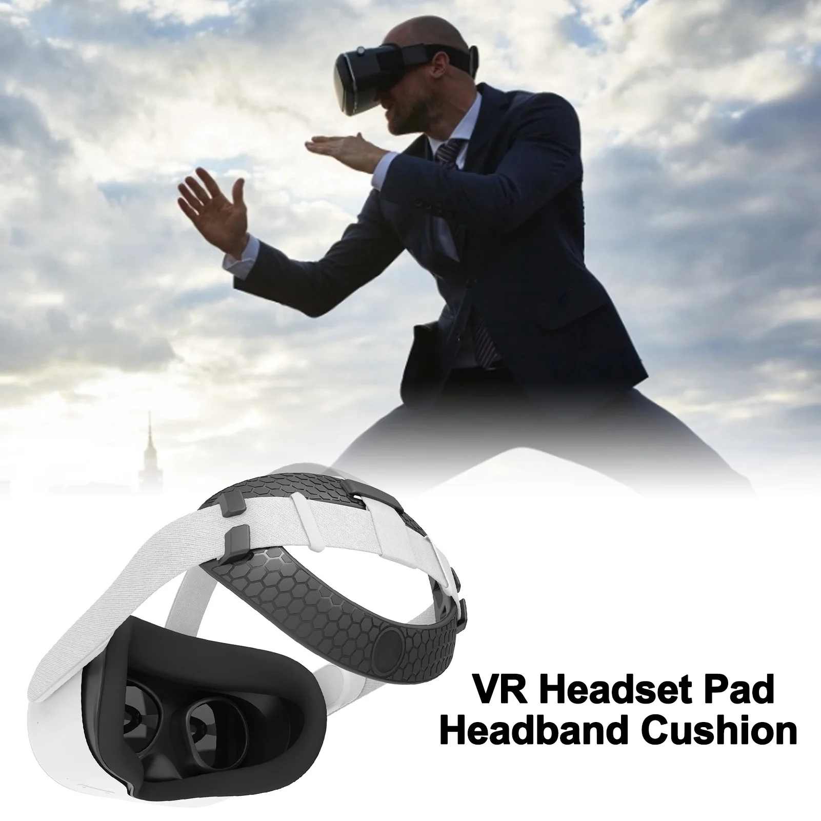 

Новый ободок Подушка для гарнитуры Oculus Quest 2 VR, съемная профессиональная колодка для гарнитуры виртуальной реальности Oculus Quest 2, аксессуары