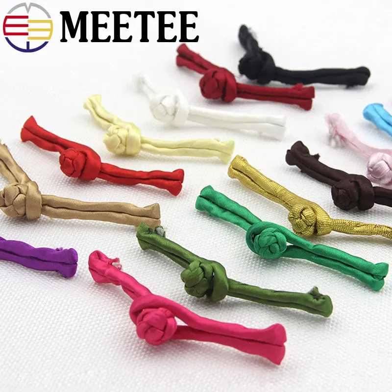 10/50 шт в стиле династии Тан китайское платье Ципао на пуговицах с многоцветный