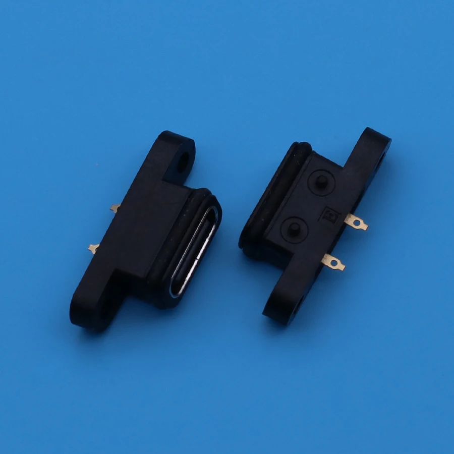 5 шт. USB 3.1 разъем Type-C 2Pin 2 сварочный провод женский водонепроницаемый гнездо с