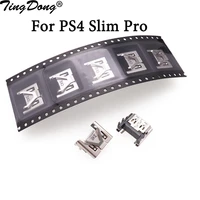 tingdong 5pcs for sony ps4 pro slim display hdmi compatible socket jack connector for ps4 slim console hdmi port