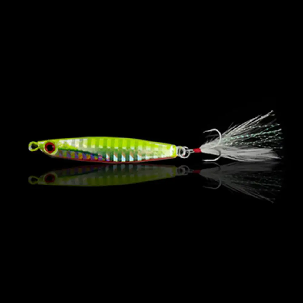 3pcs Metal Fishing Lure 7g 10g 15g 18g Spoon Sequins Spinner with Feather Hard Bait For Sea lake lure Tool Wobblers | Спорт и