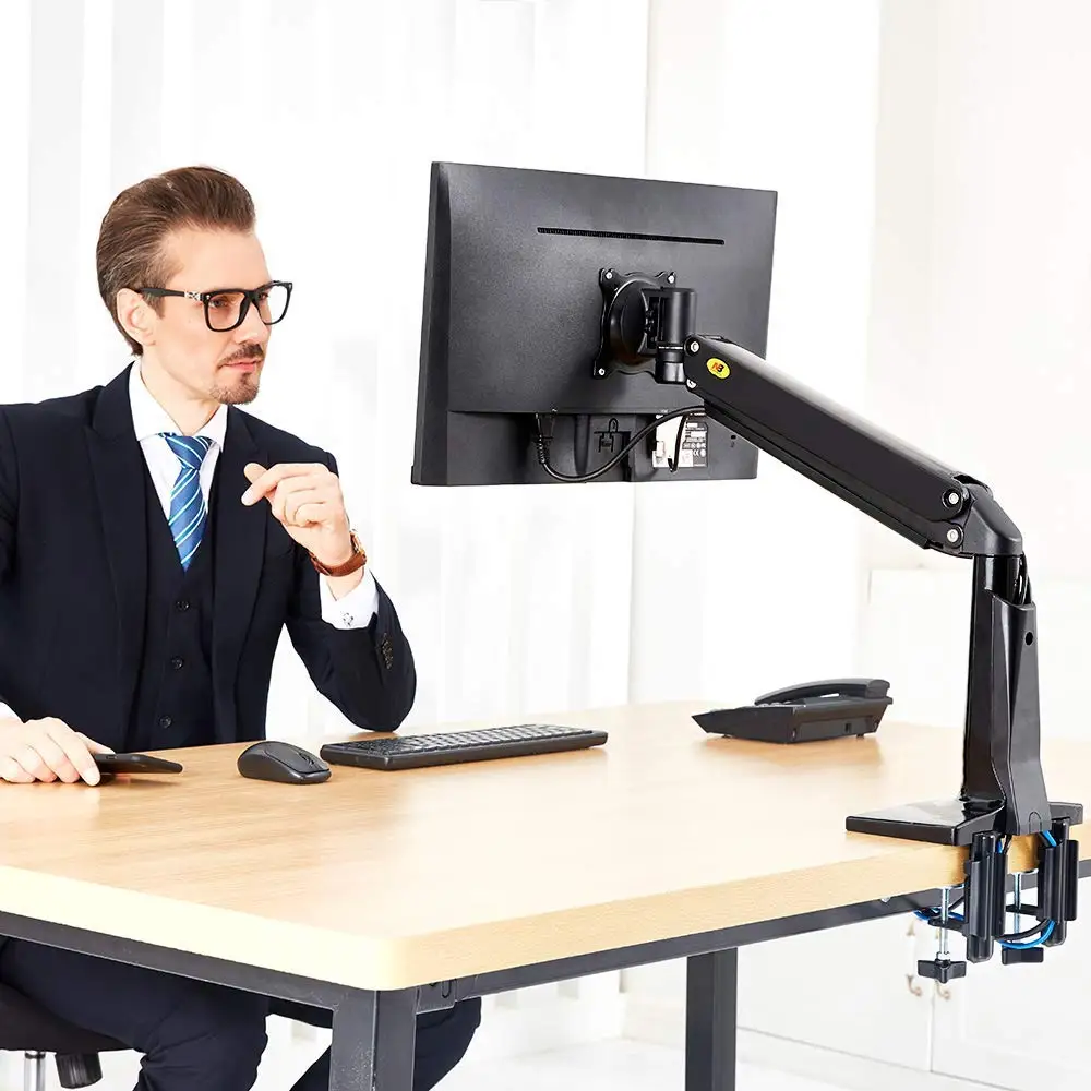 LVDIBAO NB F100 полнодвижущаяся газовая стойка крепление для монитора поддерживающая