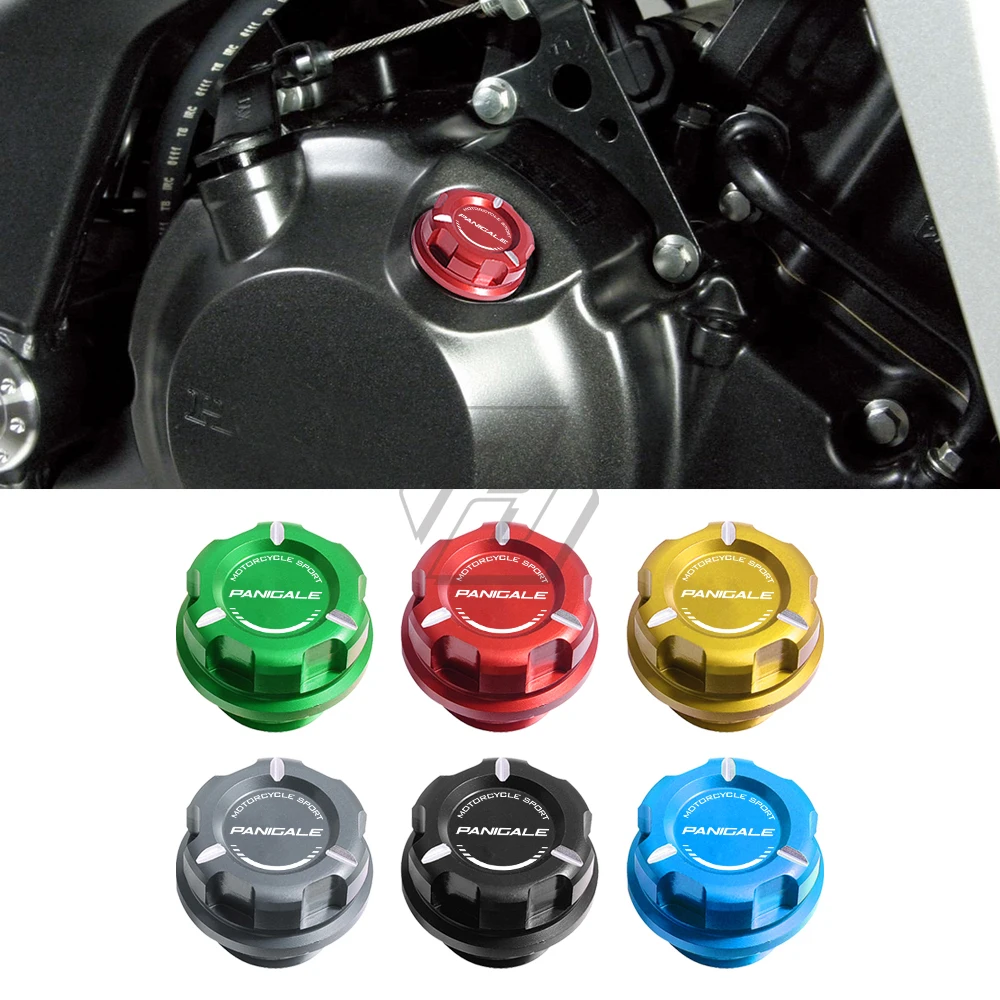 

For Ducati 899 959 1299 Panigale V4 V4S All Year Motorcycle Engine Oil Cap Bolt Screw Filler Cover