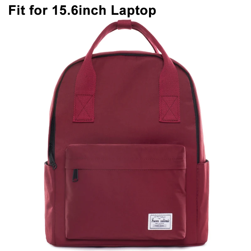 Холщовый Рюкзак для ноутбука 15 6 дюйма женская сумка компьютера школьный ранец