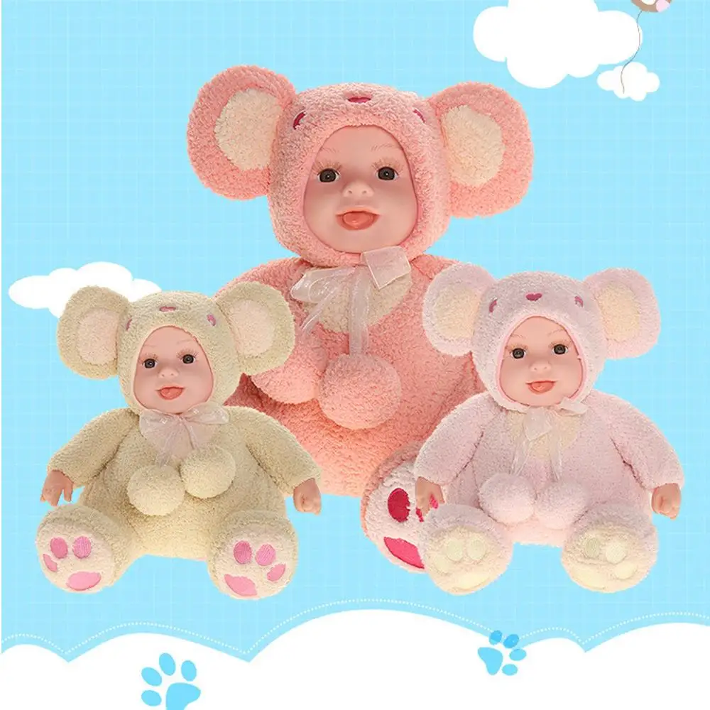 

Vinyl Doll Simulation Shu Mian Bear Vocal Singing Children's Toys To Accompany Sleep Doll Baby Doll Toy Dolls
