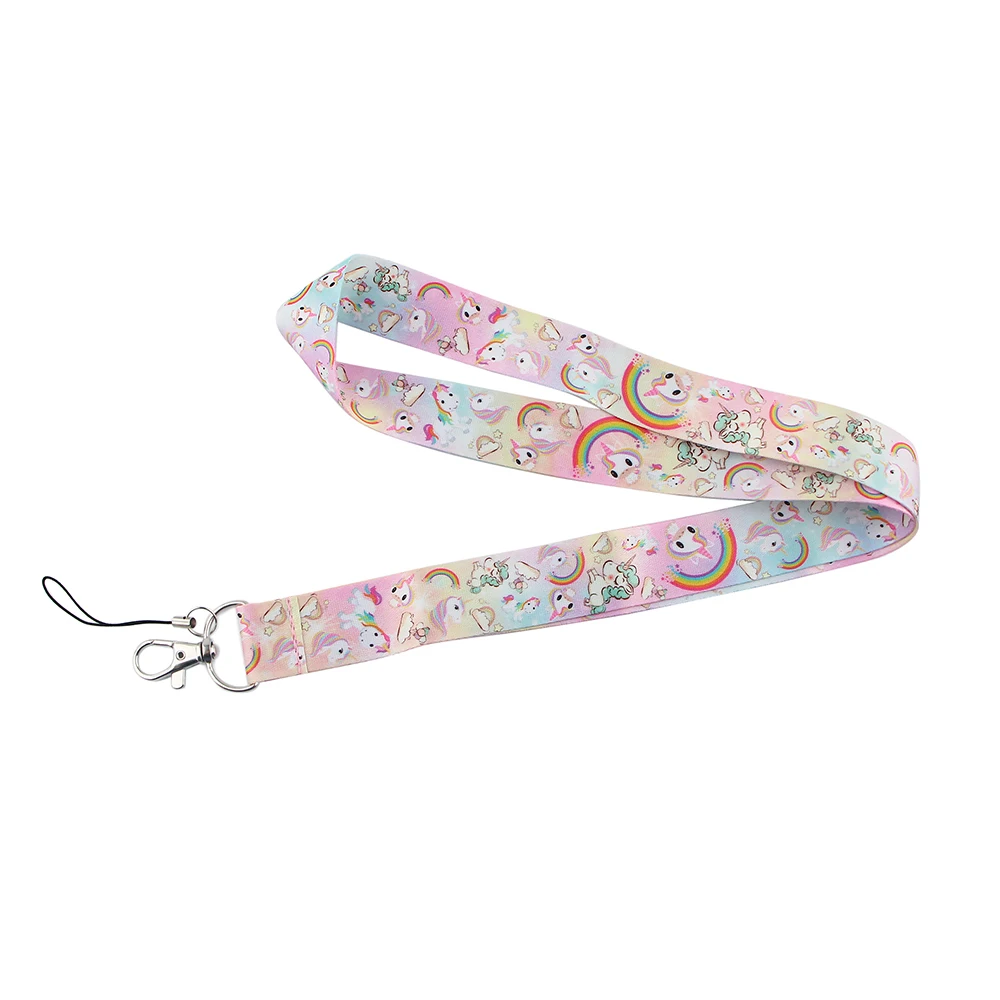 

SP1153 Cute Animal Cartoon Lanyard Credit Card Name ID Holder Student Bus Business Card Cover Badge Holder Gifts