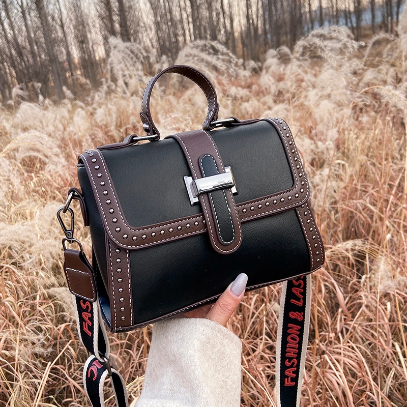 

VeryMe Hot Selling Women Handbags 2021 PU Leather Crossbody Shoulder Bags Wide Strap Daily Clutch Bag bolsos marca mujer lujo