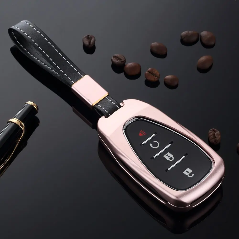 Чехол для автомобильных ключей из алюминиевого сплава Chevrolet Equinox 2018 Malibu XL умный