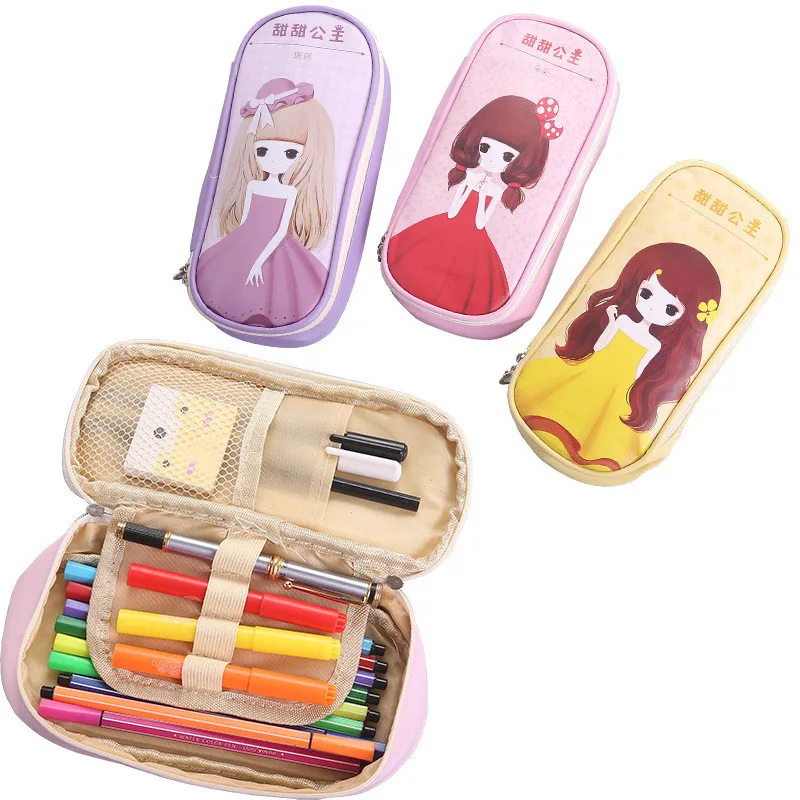 Helpro Kawaii Фламинго пенал для девочек школьные принадлежности Канцтовары большой