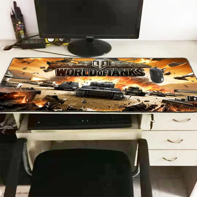 Коврик для мыши XGZ World of Tanks игровой коврик с фиксируемой кромкой геймерский