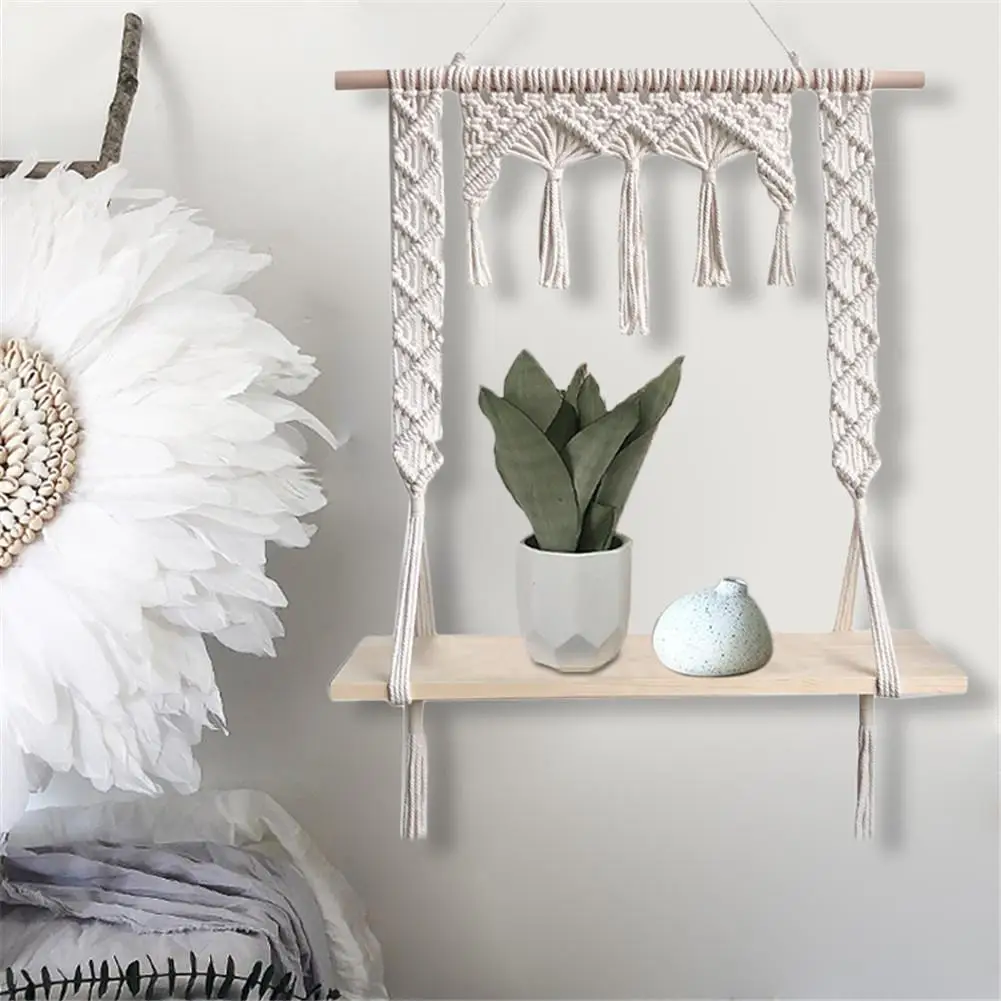 Настенная перегородка для хранения в скандинавском стиле ручная работа