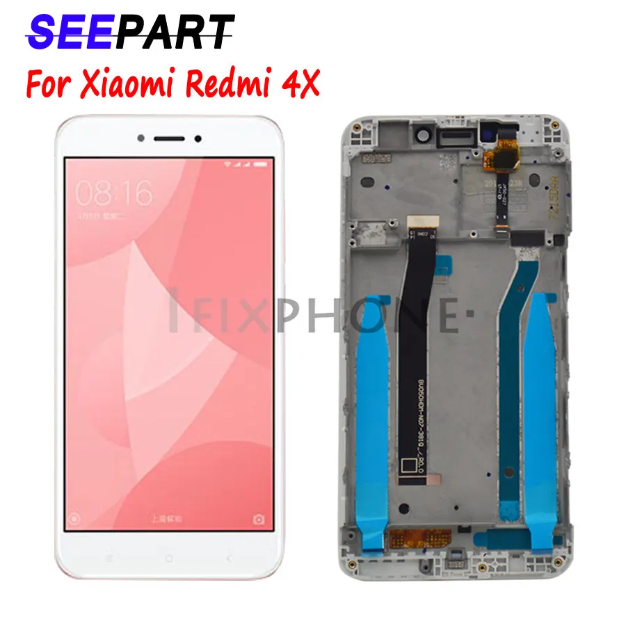 

5.99 inch IPS display for XIAOMI Redmi 4X LCD to replace Redmi Note 4X LCD display touch screen frame free shipping
