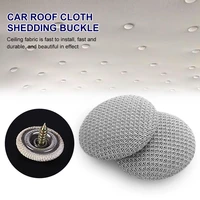 50pcs car interior roof buckles headliner ceiling cloth fixing screw cap repair automotive care fabric buckle rivets retainer