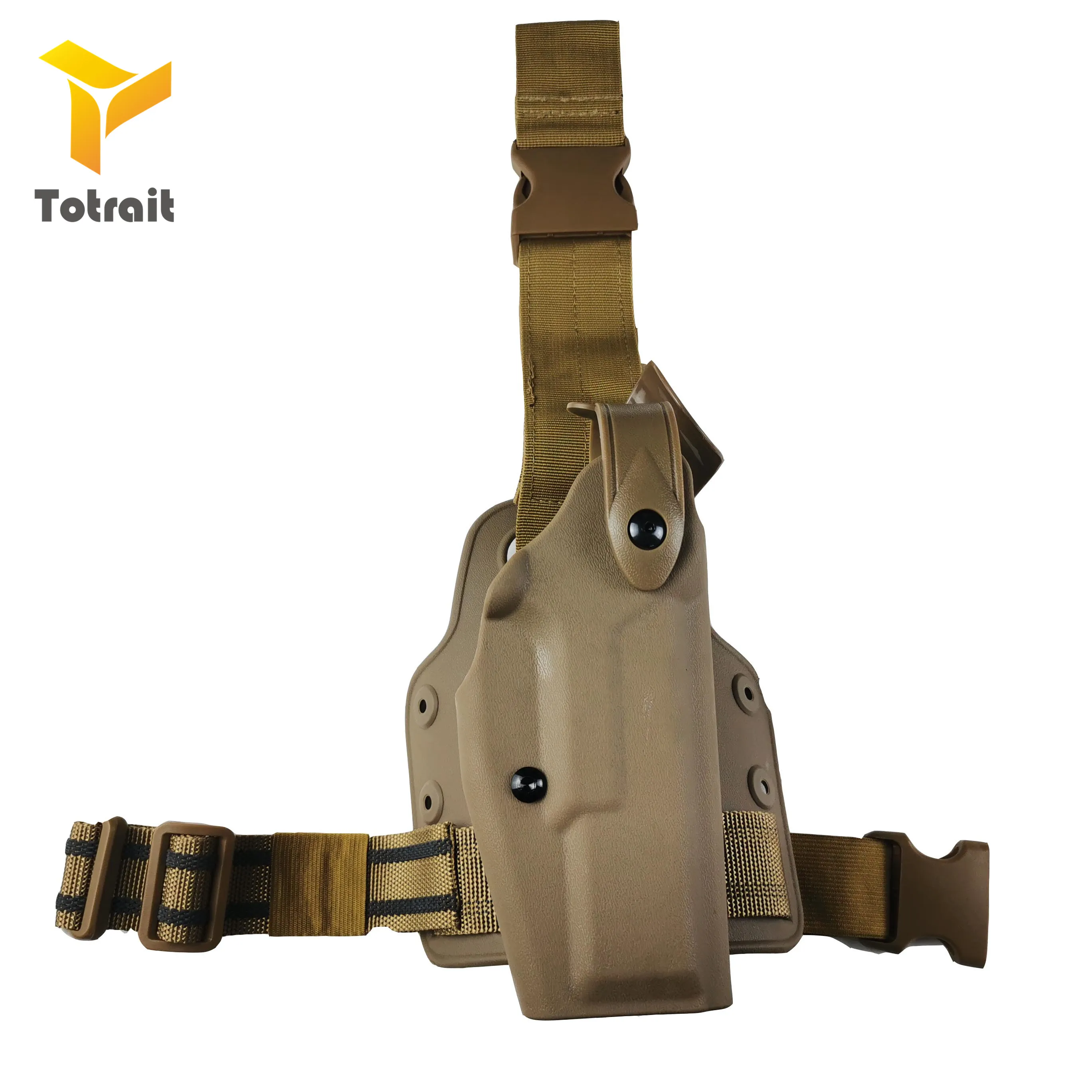 Airsoft Safarilands пистолет Glock17 19 22 23 31 Ремень Кобуры вспышка светильник для правой руки использовать ножной кобура светильник подшипник glock кобура
