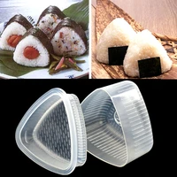 1set durable and high quality diy 2x bento press maker mould tool kit rice ball white onigiri