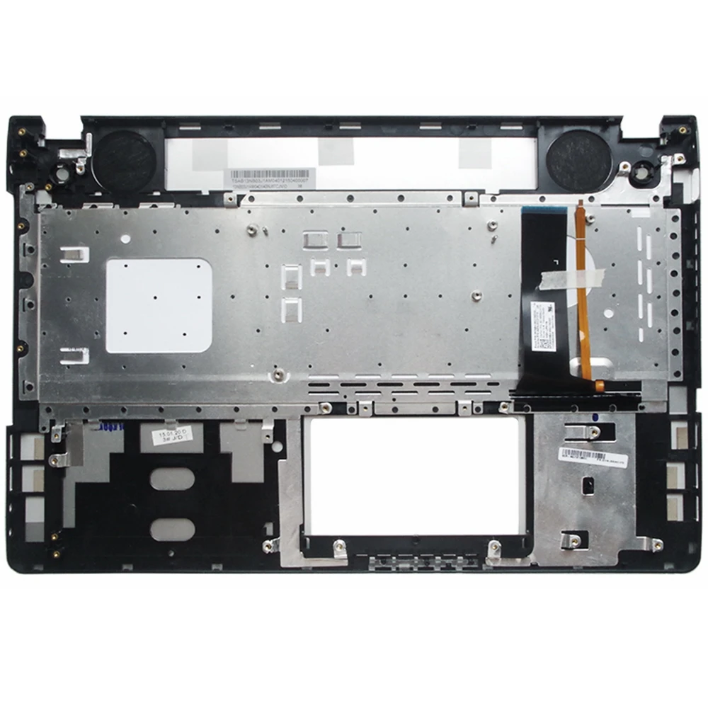 GZEELE Новая Клавиатура ноутбука рамка для ASUS X501U N56 N56V N56VM N56VZ N56SL Серебряный Топ чехол Упор для рук верхний чехол C оболочкой подсветка