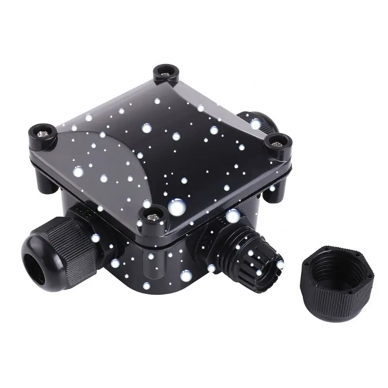 10 шт 3 Way распределительная коробка водонепроницаемые разъемы для наружного