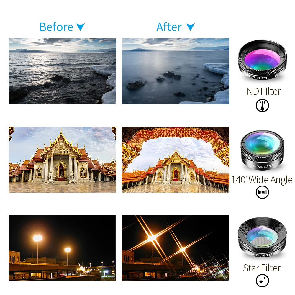 APEXEL, новинка, комплект, 6 в 1, объектив для камеры, для фотографа, Объективы для мобильного телефона, набор, макро, широкоугольный, рыбий глаз, CPL фильтр для iphone, Xiaomi mi9
