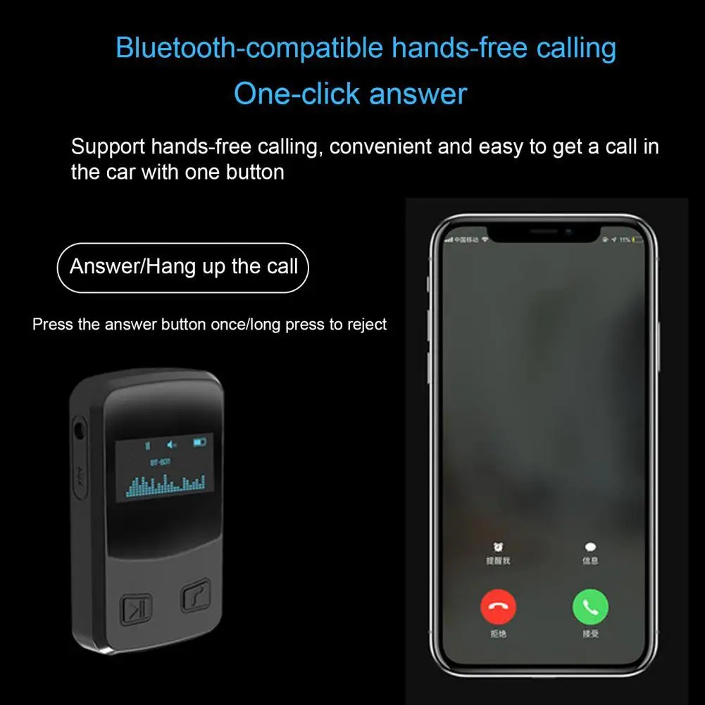 Адаптер Bluetooth-совместимый с наушниками, 5,0