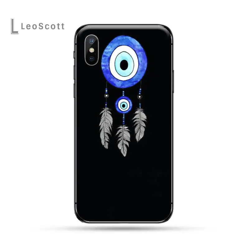 

Evil Eye Illustrations Phone Case for iPhone 11 12 pro XS MAX 8 7 6 6S Plus X 5S SE 2020 XR mini