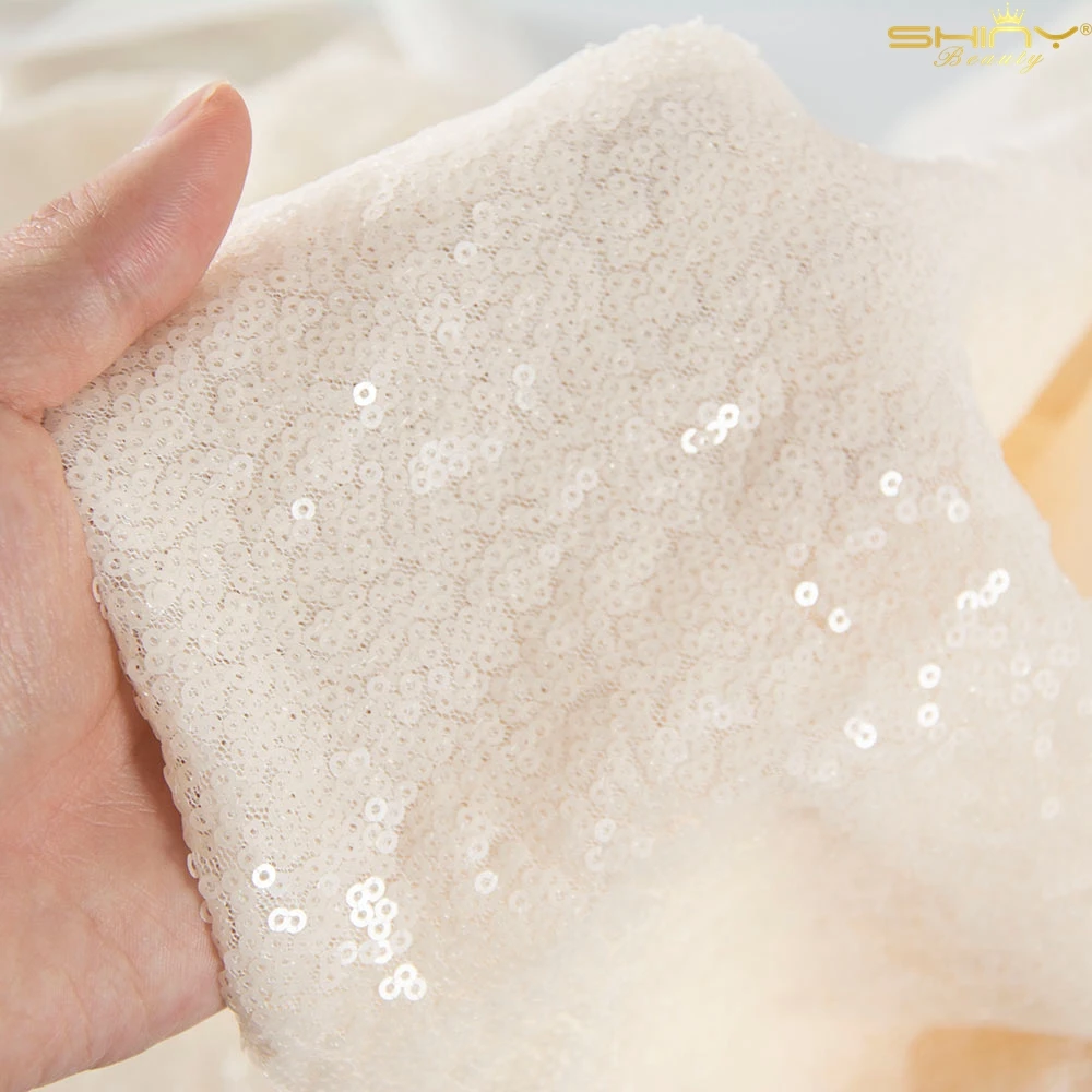 5 ярдов блесток свадебное украшение из ткани блестящая ткань для платья швейная