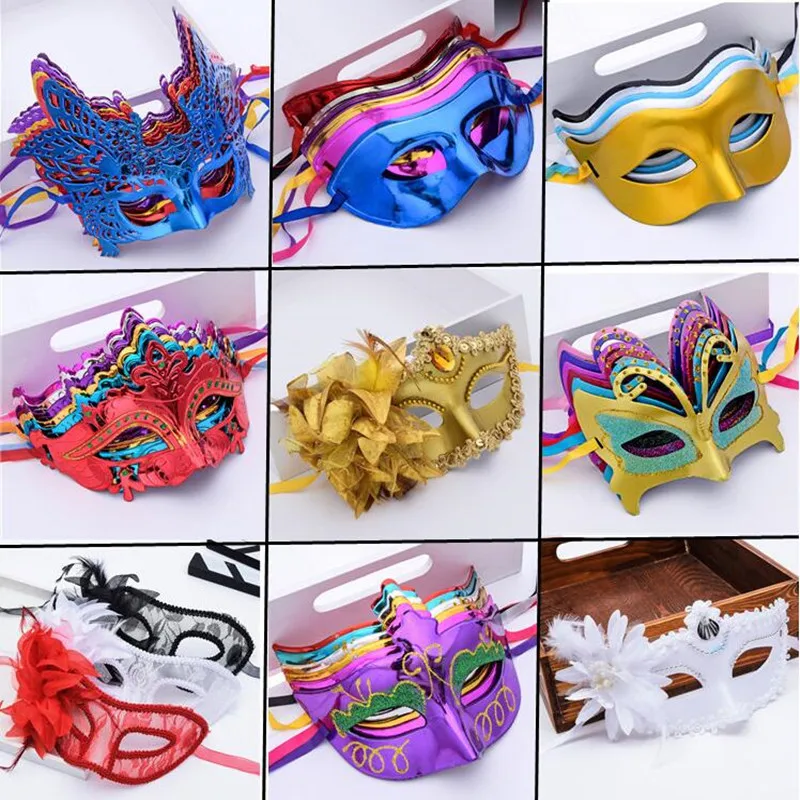 Многослойная полумаска для женщин леди девушек принцессы маскарадные маски