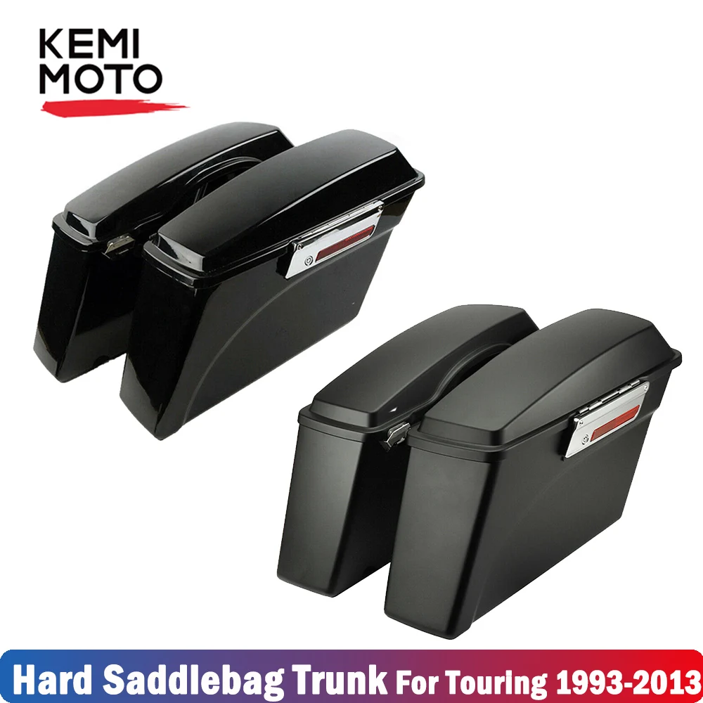 Мотоциклетные жесткие седельные сумки для багажника Harley Touring Road King Street Electra Glide Box