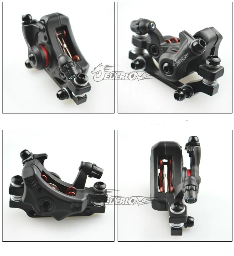Тормоз дисковый для горного велосипеда алюминиевый сплав механический суппорт