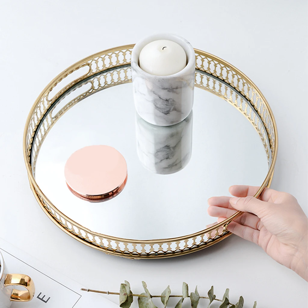 Кованые железные Позолоченные поддон держатель коробки f/Холдинг бусины