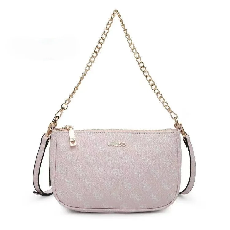 

2021 European and American Fashion New Chain Underarm Bag Single Shoulder Solid Color Bag Slung Luxury Portable Women's Bag