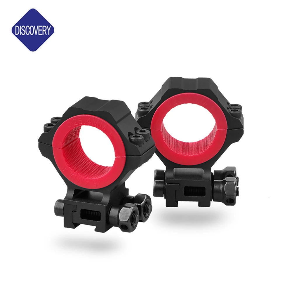 

Discovery Universal Tactical Rifle Scope Mounts 25.4MM/30MM/34MM Dual Rings Full CNC Process Picatinny Rail Optical Sights Mount