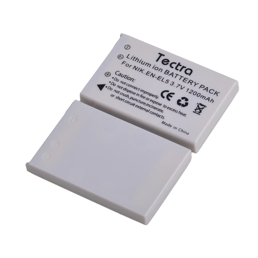 Тектра ENEL5 EN EL5 EN-EL5 Батарея для камеры + Двойной зарядное устройство для Nikon Coolpix P530 P520 P510 P100 P500 P5000 P5100 P6000 3700 4200 on.
