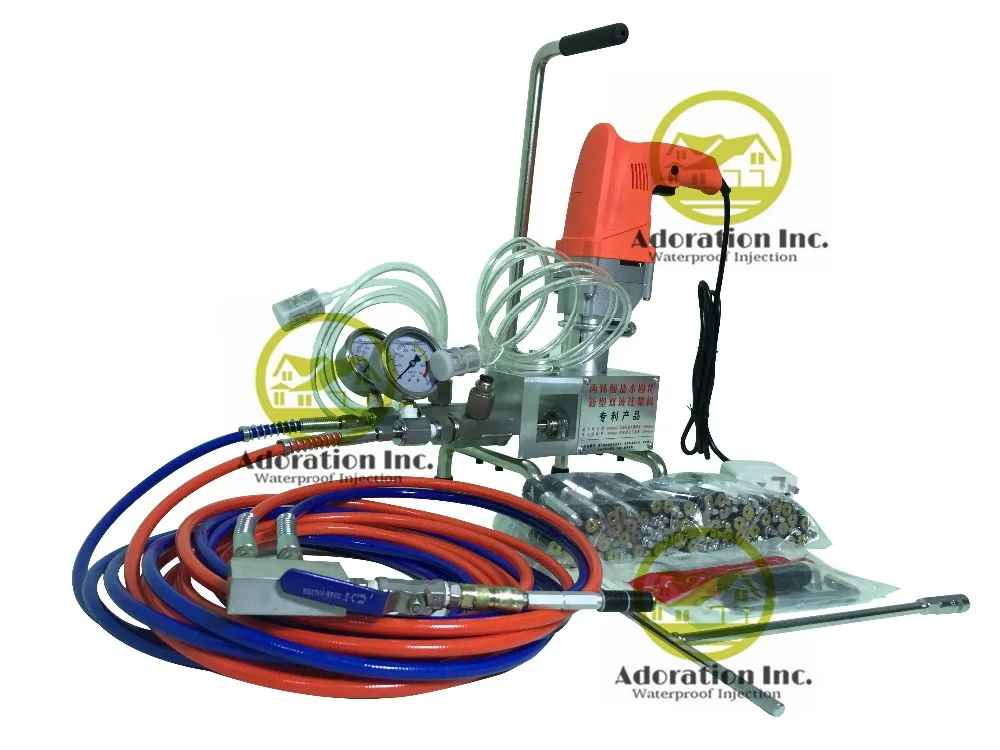 Новый 1200 Вт акриловый инъекционный насос с двойным элементом | Строительство и