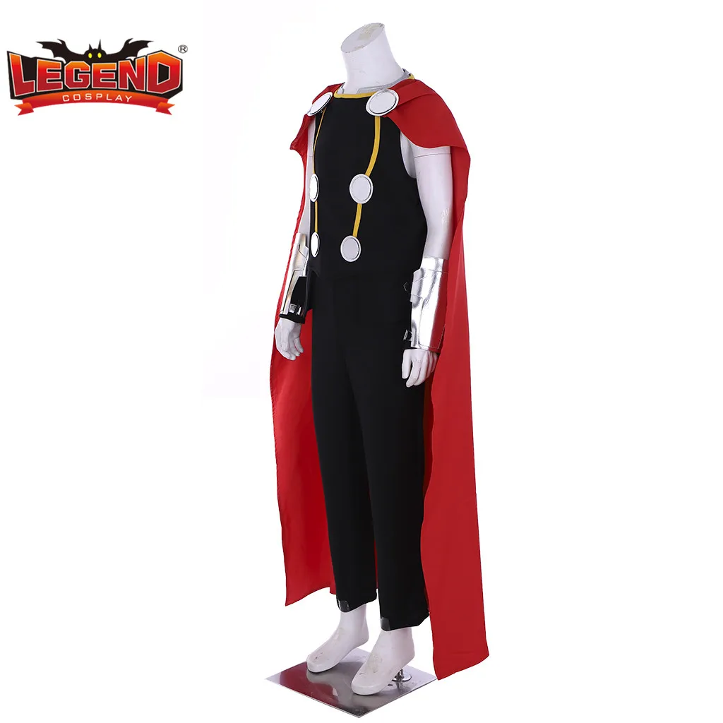 Косплей Легенда Тор косплей костюм супергерой Униформа с плащом изготовленный