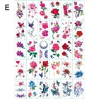 30 шт., водостойкие татуировки на лодыжку, вишня, лаванда