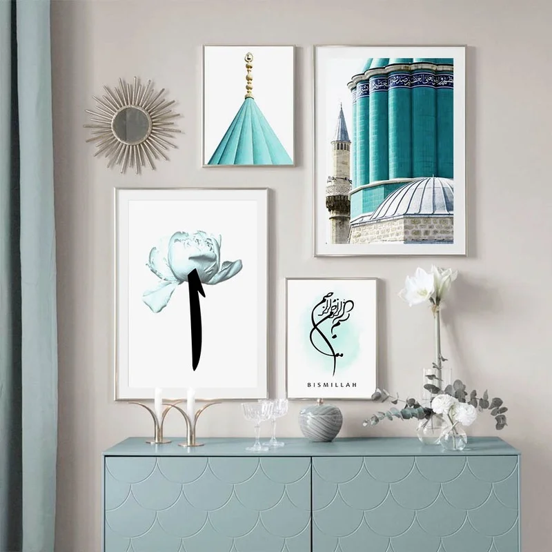 

Modern Architecture Simple Letter Poster Picture Living Room Home Decoration Painting Canvas Wall Art Hotel Frameless Mural