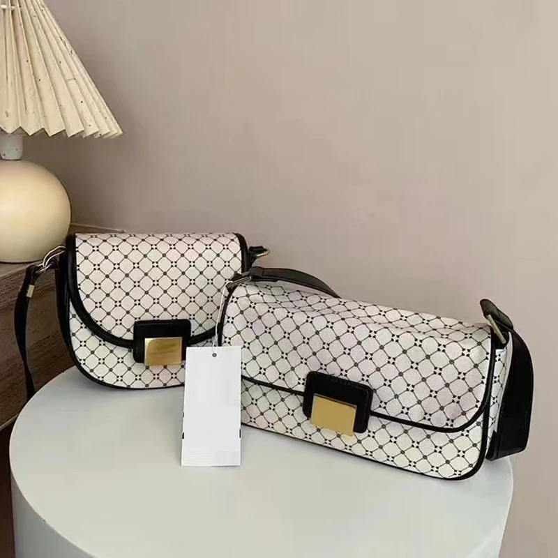 

Брендовая сумочка-Багет 2021, женские дизайнерские сумки через плечо, летняя сумка-клатч для женщин, белая женская сумочка Za из искусственной ...