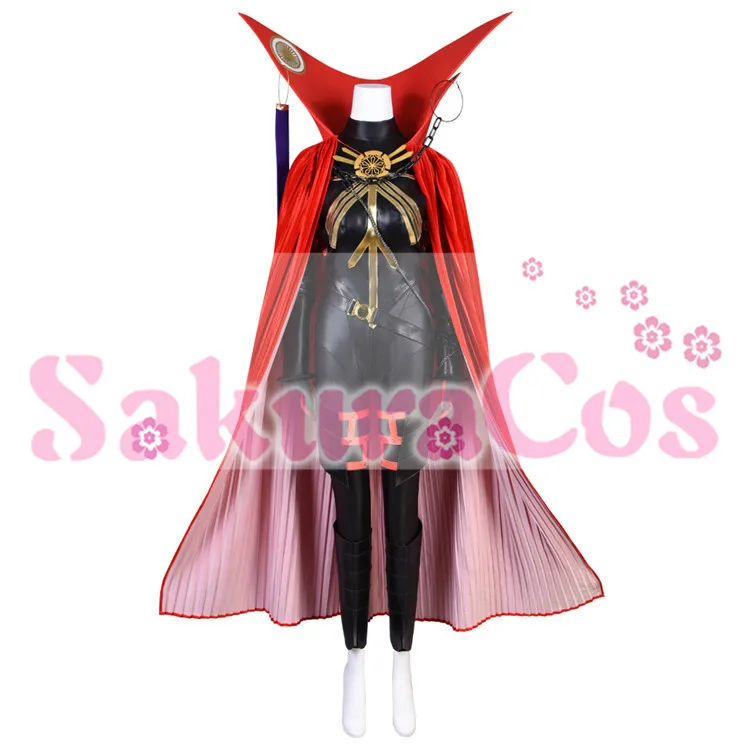 Аниме! Fate/Grand Order FGO Nobunaga Oda боевой костюм Готическая униформа Косплей Костюм