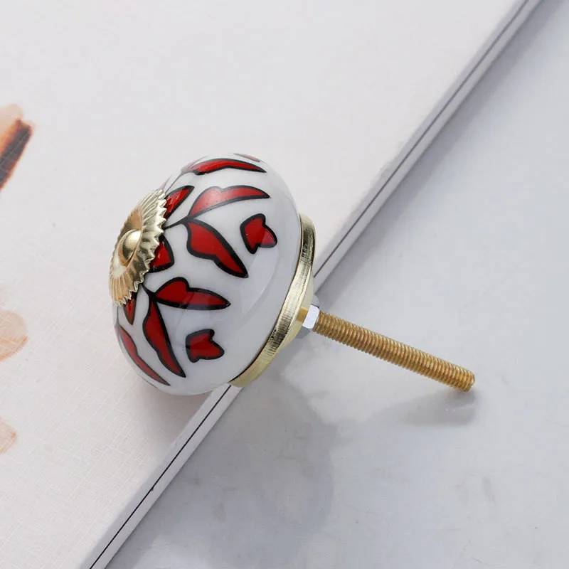 

Керамические ручки для мебели, пасторальный стиль