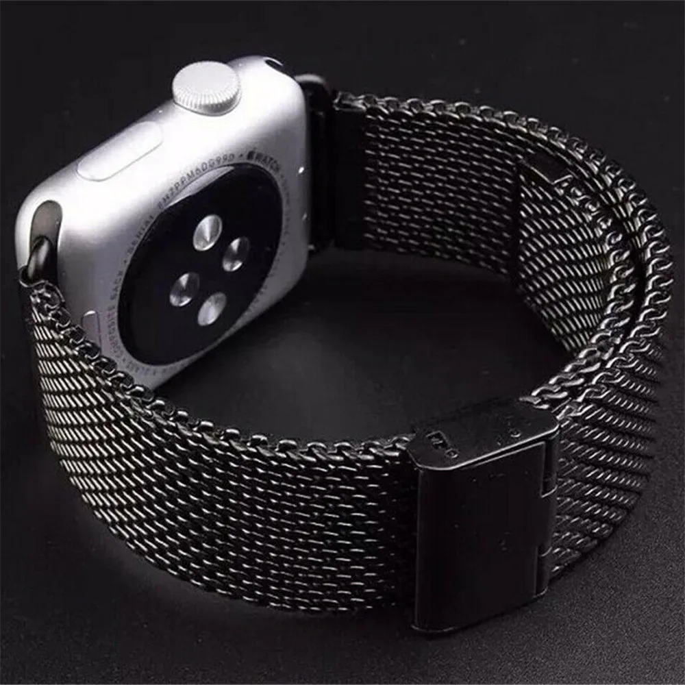Ремешок Essidi для Apple Watch Series 7 6 SE 5 4 3 браслет из нержавеющей стали Iwatch 38 42 40 44 41 45 мм |