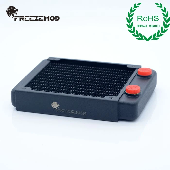 Медный радиатор FREEZEMOD 120 мм черный/белый для пиано краски сертификат ROHS водяного