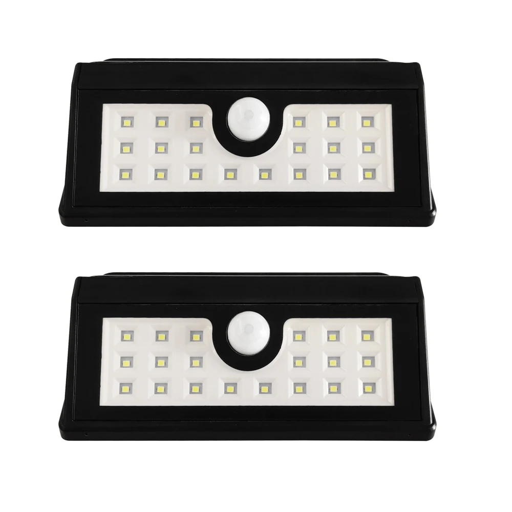 2 шт. яркость 20LED солнечный настенный светильник Montion сенсор 3 режим работы лампа
